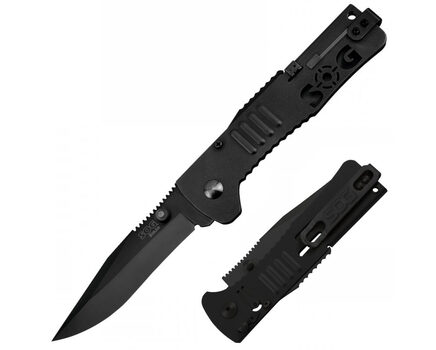 Купите полуавтоматический складной нож SOG SlimJim Black SJ32 в Екатеринбурге в нашем интернет-магазине