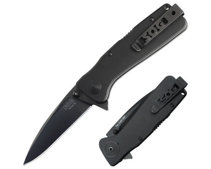 Купите полуавтоматический складной нож SOG Twitch XL Black TiNi TWI21 в Екатеринбурге в нашем интернет-магазине