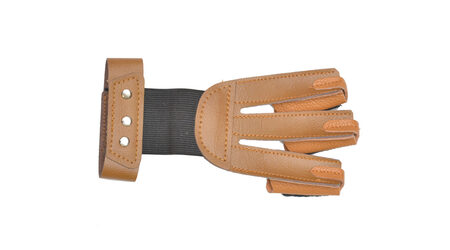 купите Перчатка кожаная JX502 коричневая для стрельбы из лука в Екатеринбурге