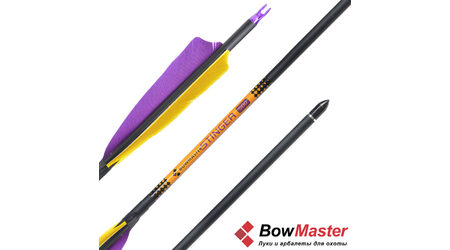 купите Стрела для лука Bowmaster Stinger натуральное оперение 5'' Shield (Боумастер Стингер) в Екатеринбурге