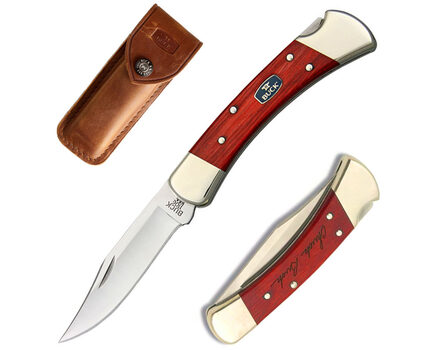 Купите складной нож Buck 110 Folding Hunter Chairman Cherry 420HC 0110CWSNK в Екатеринбурге в нашем интернет-магазине