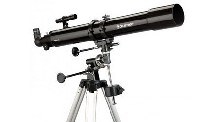 купите Телескоп Celestron PowerSeeker 80 EQ (рефрактор, 80мм, F=900мм, 1:11) на экваториальной монтировке в Екатеринбурге