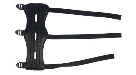 купите Крага для защиты предплечья Junxing JX107A (черная, кордура, 3 липучки) в Екатеринбурге