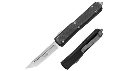 купите Автоматический выкидной нож Microtech Ultratech Tanto Contoured Chassis Carbon Fiber / 123-4CF в Екатеринбурге