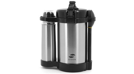 купите Термос суповой 1,5 л на 3 контейнера и мини-термос на 250 мл Stinger HY-LB408-1 в Екатеринбурге