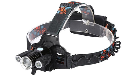 купите Светодиодный налобный фонарь UltraFire W-603 (Cree XML T6 + 2 Q5) 3500 люмен в Екатеринбурге