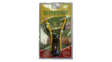 купите Рогатка Man-Kung MK-T9 (черная рукоять, желтая тетива) в Екатеринбурге