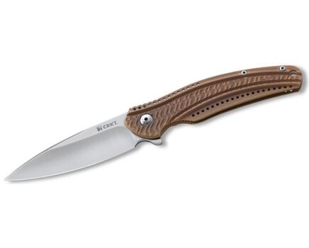 Нож складной Columbia River Ripple Bronze Coating Stainless Steel Handle IKBS® Flipper - CR/K406BXP